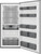 FPRU19F8WF Frigidaire Professional 33" Built In Upright Counter Depth All Refrigerator - Smudge Proof Stainless Steel